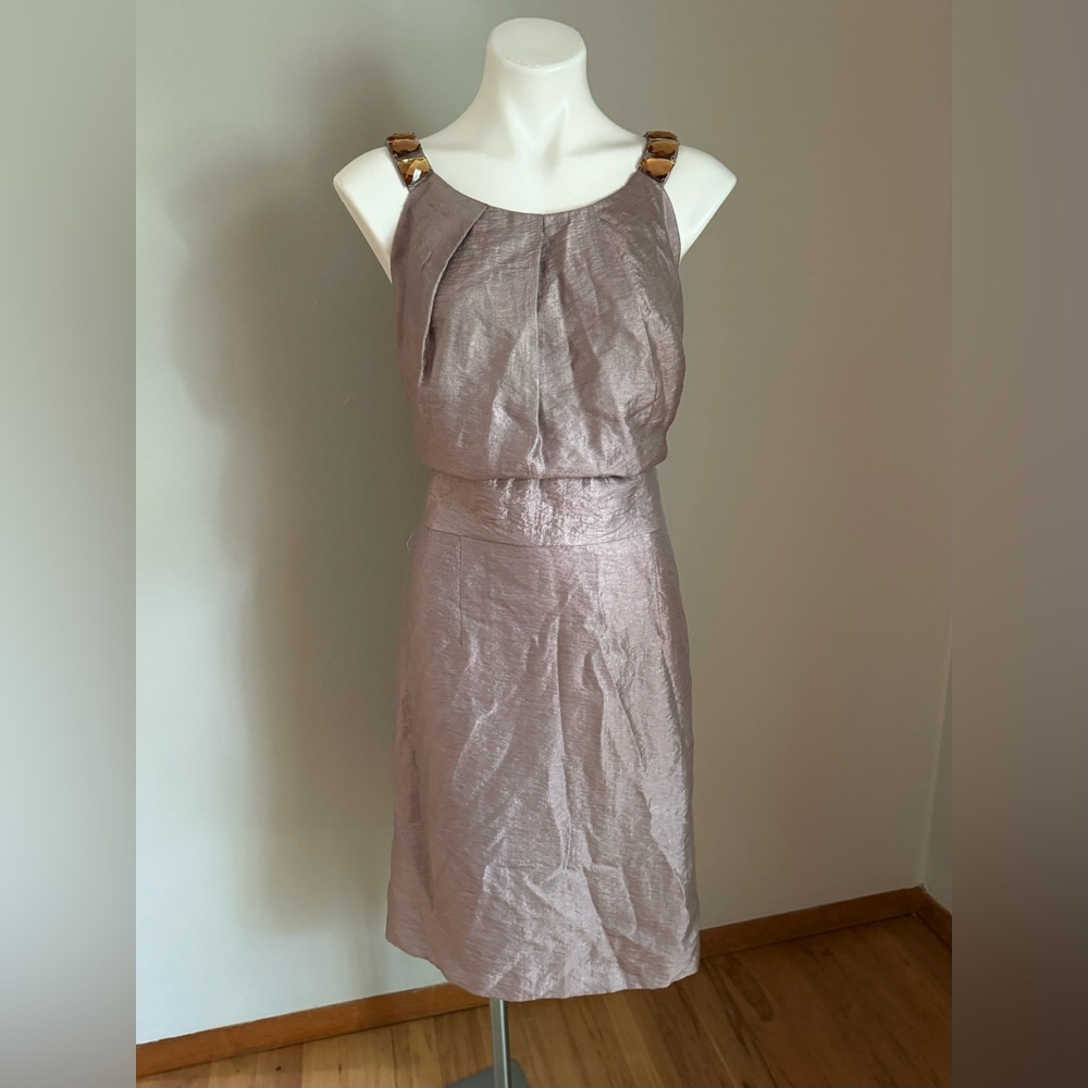 Ellen Tracy Taupe Dress - Sz 18W